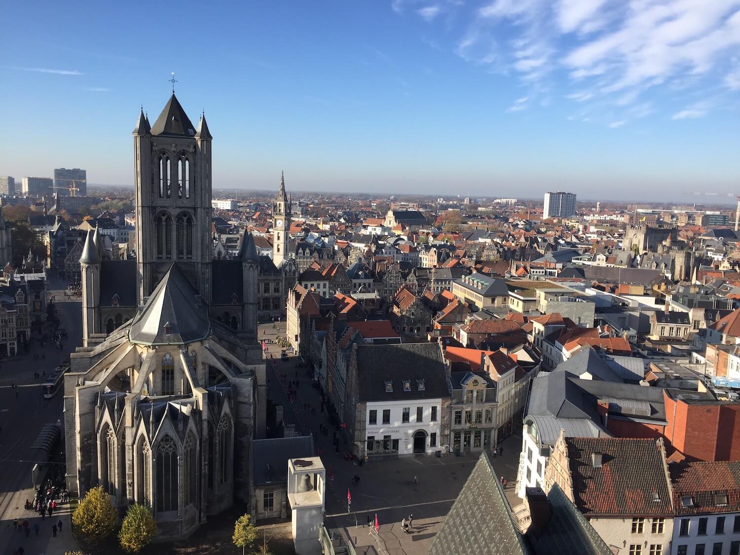 Ghent from above