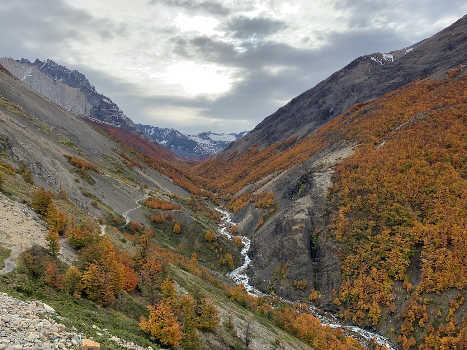 the valley close to camping Chileno