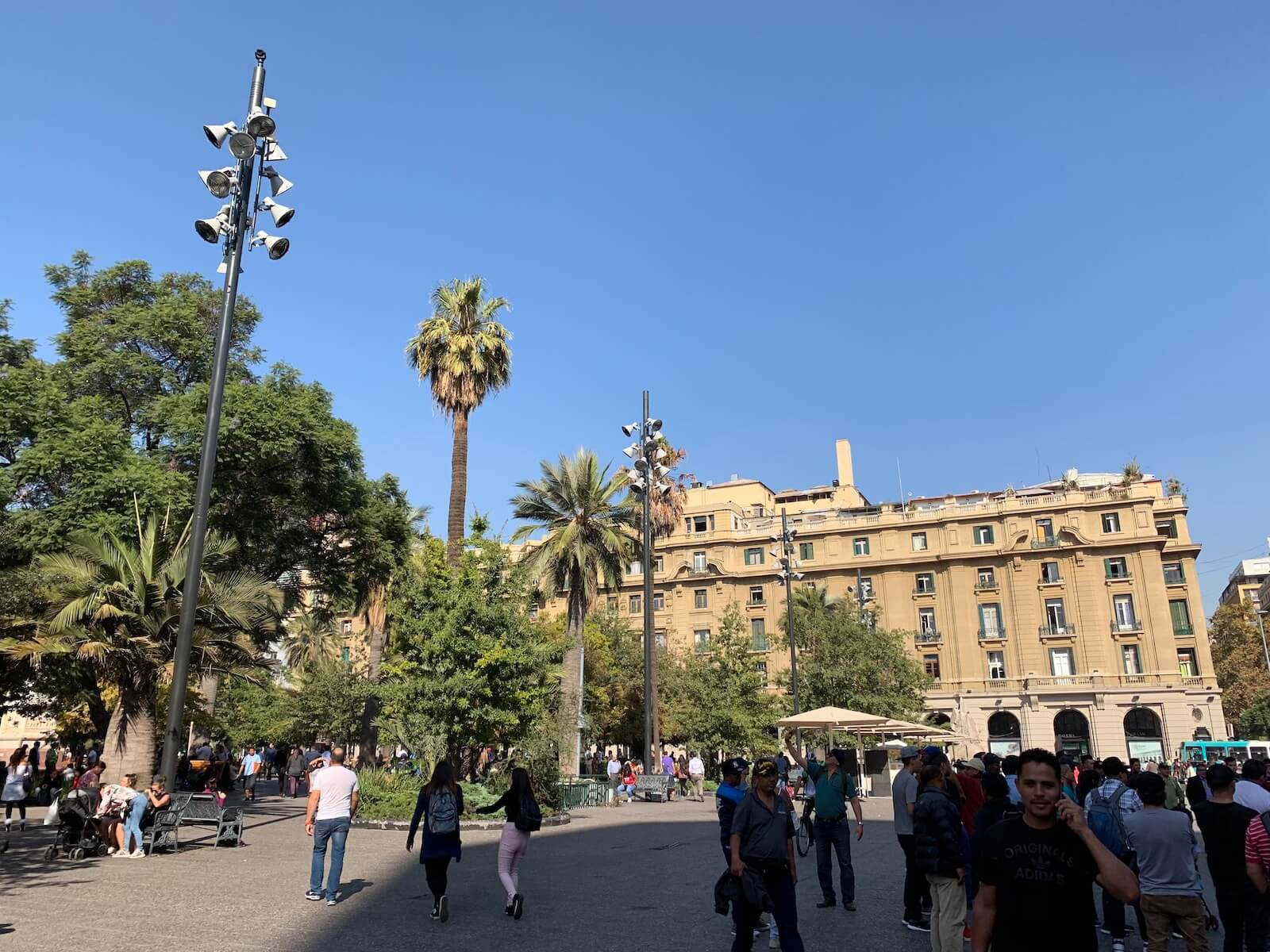 Plaza de Armas in Santiago